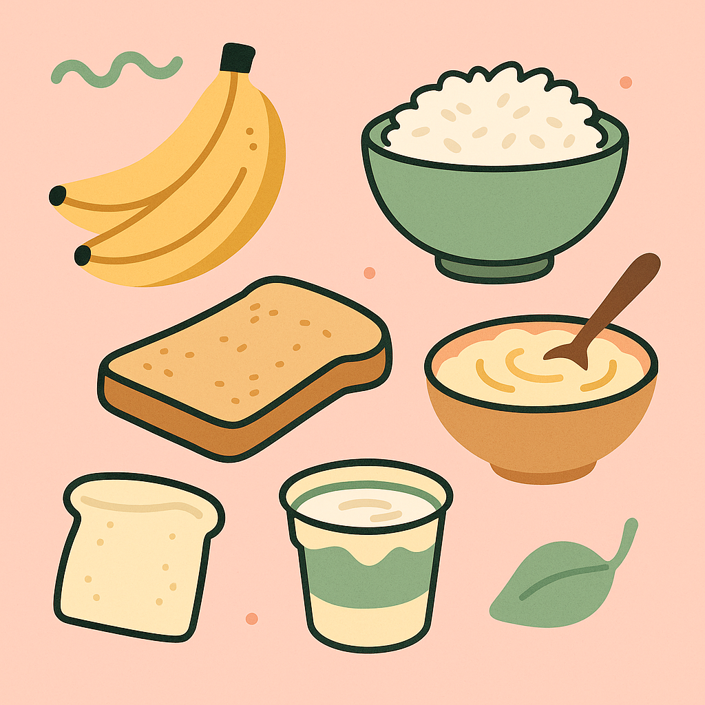 alimente-usor-digerabile-banane-orez-paine-iaurt