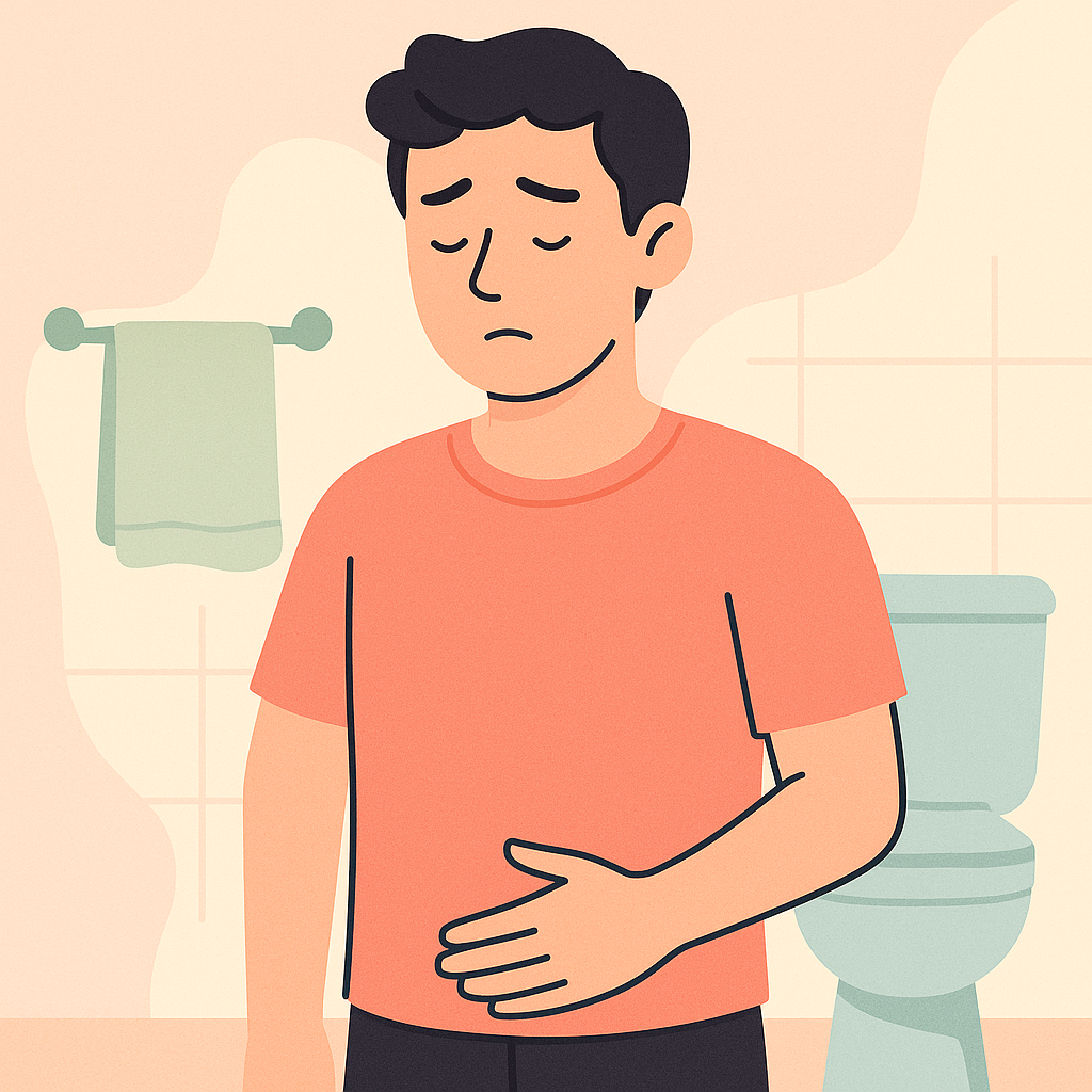 barbat-cu-disconfort-abdominal-sanatate-reproductiva
