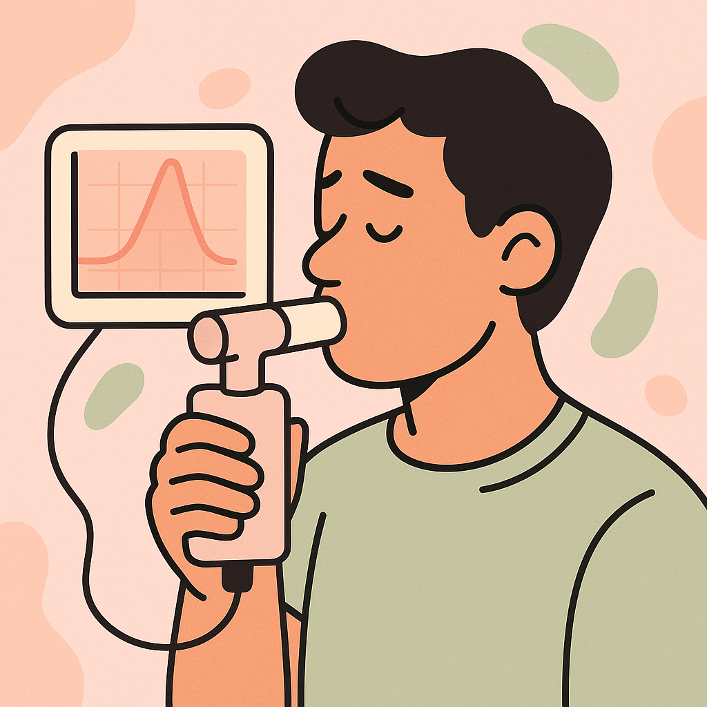 barbat-efectueaza-test-spirometrie