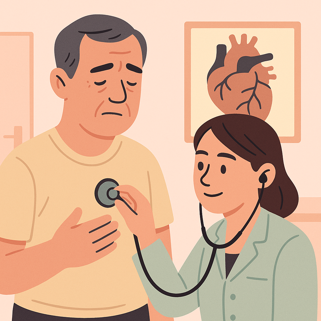 consultatie-cardiaca-pentru-cardiopatie-hipertensiva-la-barbat