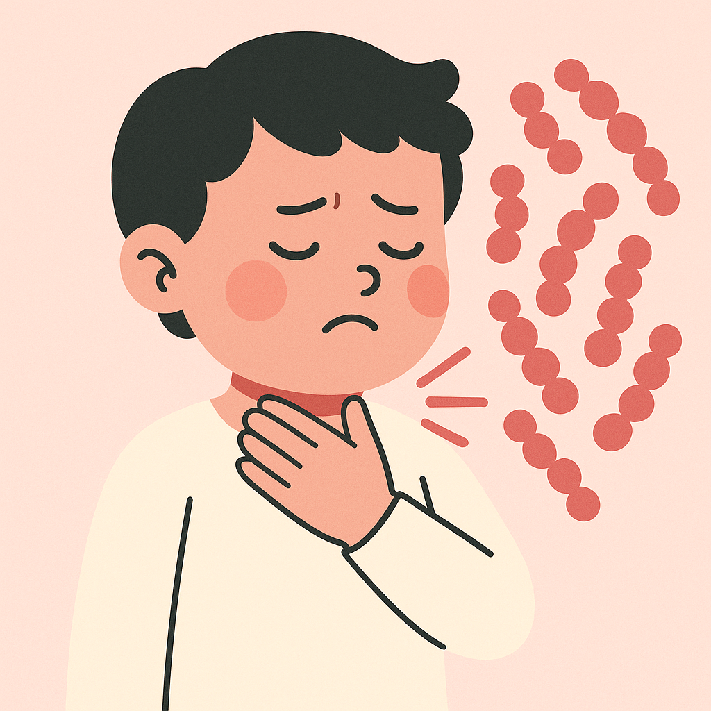 copil-durere-gat-cauza-bacterii