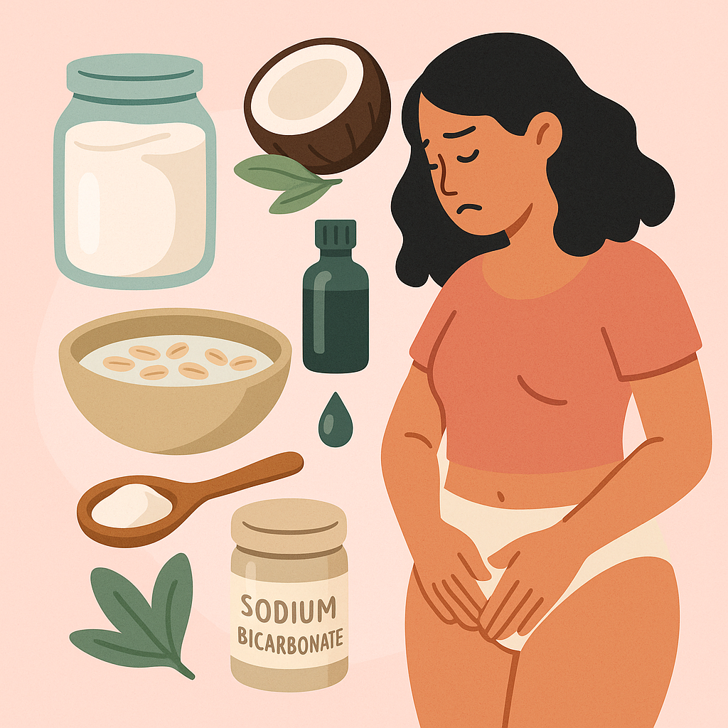 fata-lenjerie-alba-mancarime-genitala-remedii-naturale-recipiente-cocos