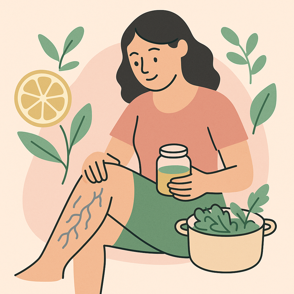 femeie-cu-varice-foloseste-remedii-naturale-ca-tratament